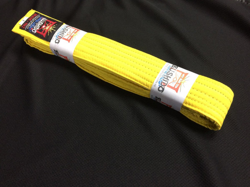 Imagen 1 de 6 de Cinturon Amarillo De Artes Marciales. Desde La Talla 0 A 8