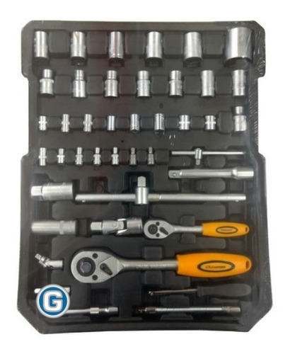 Maletín Portátil Set Herramientas Lusqtoff 245 Pz Juego Kit