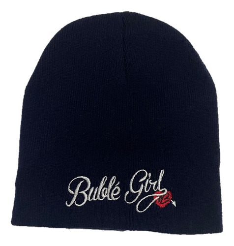 Buble Girl Gorro  Beanie  Tipo Campana Corto Bordado