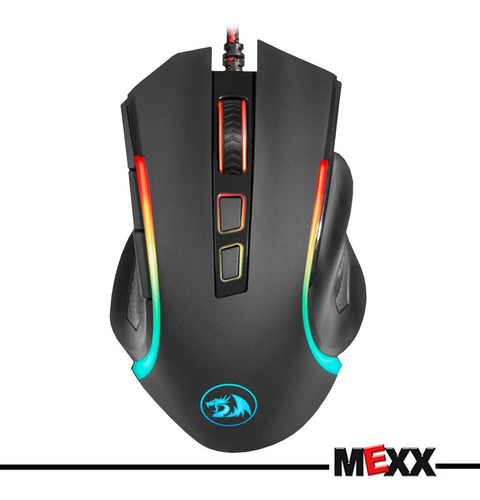 Kit de teclado y mouse gamer Redragon K551RGB-BA