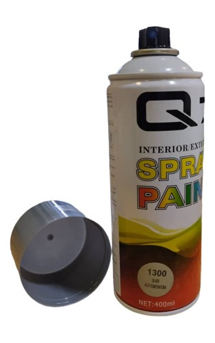 Pintura Spray Alta Temperatura Gris  Mate 400ml Q7.