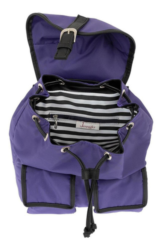 Mochila Dama Ultra Ligera Backpack Mujer Jennyfer 9457 Color Índigo