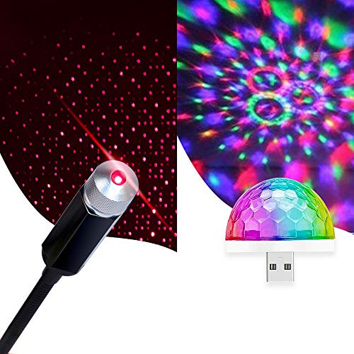 Luces De Estrella Usb De Techo Automático Románticas Con Min