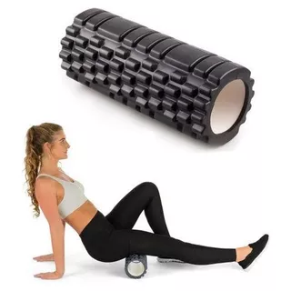 Rodillo Masaje Foam Roller 35cm Goma Eva Terapia Masaje Yoga