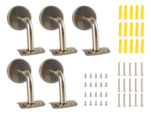 Soporte De Barandilla De Pared De 5 Piezas, Práctico **007