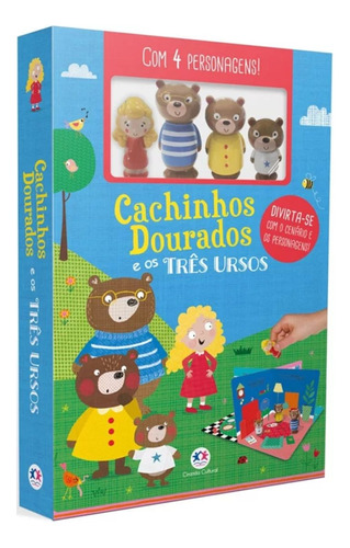 Livro Com Cenário Cachinhos Dourados E Os Três Ursos