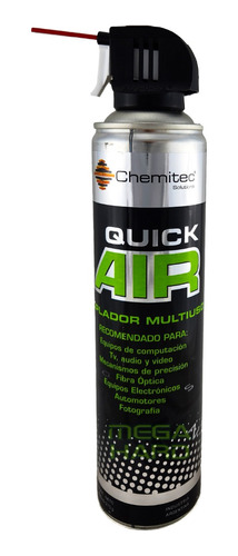 Soplador Multiuso Aire Comprimido Aerosol Con Gatillo 400ml