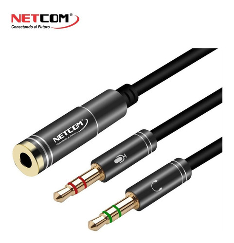 Adaptador Para Unir O Separar Audifonos C/ Microfono Celular