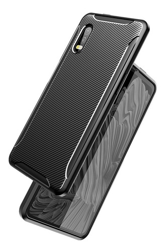 Jkc Funda Uso Rudo Para Samsung Galaxy Case Fibra Carbon Tpu