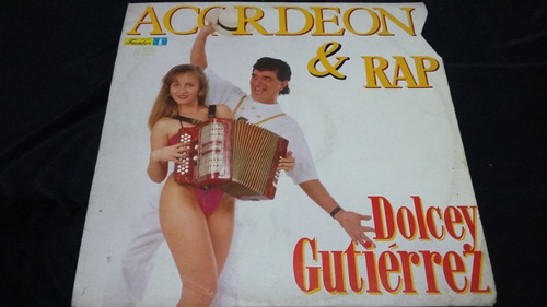 Acordeon & Rap Dolcey Gutierrez Lp Vinilo Cumbia Vallenato