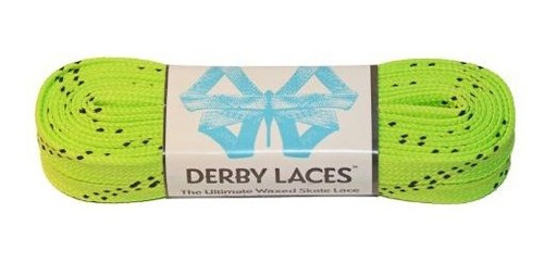 Verde Lima 96 inch Encerado Skate Lace  derby Cordones Para