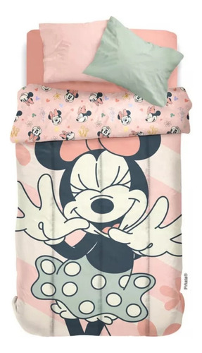 Acolchado Infantil Piñata 1 1/2 Personajes Disney Minnie Rosa Minnie Mouse (Usado)