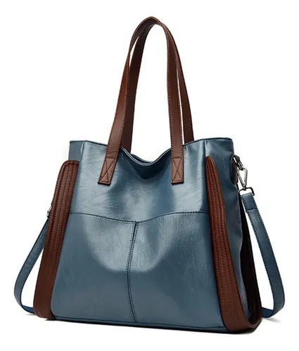 Bolso Grande Para Mujer: Bolso De Mano De Cuero Para iPad, Y