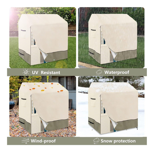 Lsongsky Outdoor Kids Playhouse Cover, Cubiertas De Juegos Y