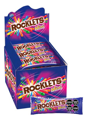 Mini Rocklets X 44u Confites Chocolate Fiestissima Liniers