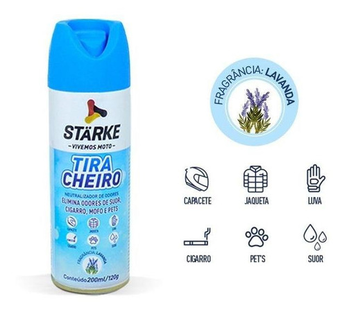 Tira Cheiro Neutralizador De Odores Starke 200ml