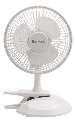 Ventilador De Escritorio Y Clip Convertible Holmes, Blanco H