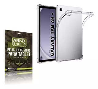 Capa Silicone Para Galaxy Tab A9+ Plus X210/215 + Película