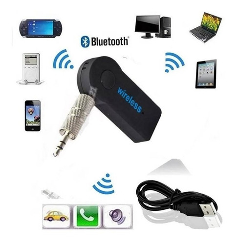 Imagen 3 de 3 de Receptor De Música Bluetooth, Pendrive, Entrada Estéreo 3.5