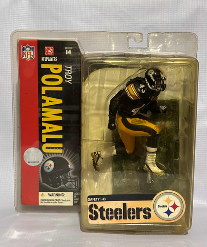 Troy Polamalu Nfl Mcfarlane Pittsburgh Steelers Serie 14