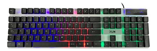 Teclado Gamer Semi-mecánico Gtc Kgg-009 Rgb Qwerty