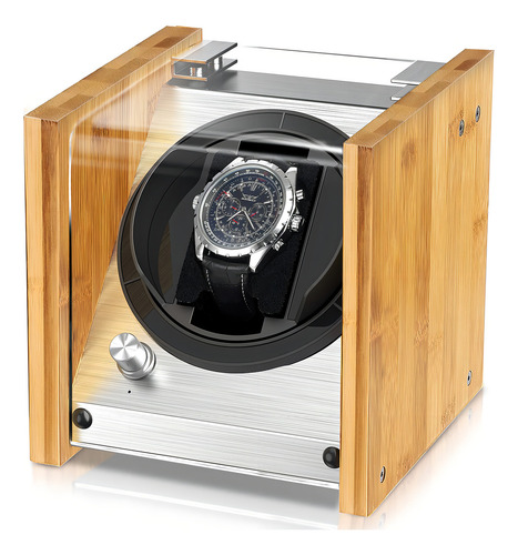 Watch Winder Smith Bobinadora De Reloj Individual De Bambu P