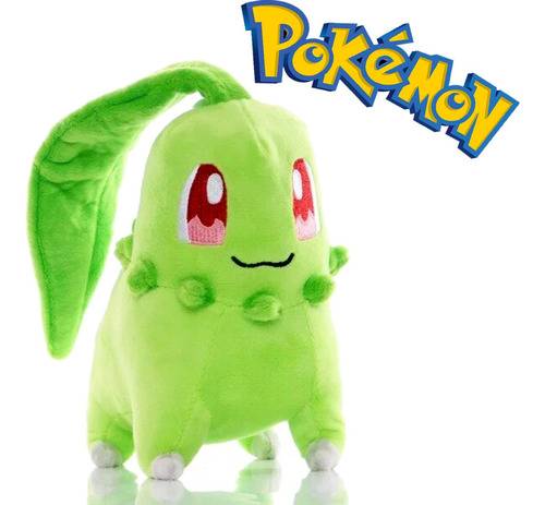 Peluche Chikorita Pokemon - Calidad Premium Con Envio Gratis