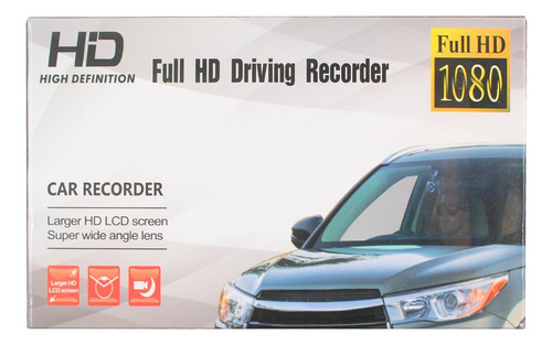 Cámara Para Auto Dash Cam Sd 64g, 1080p Pantalla 3