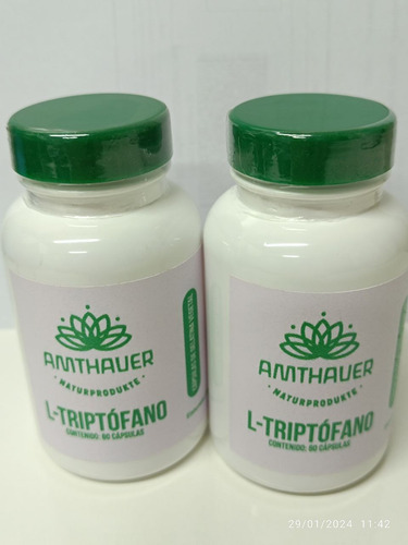 Triptofano 120 Mg  Pack  2 X 60 Capsulas 