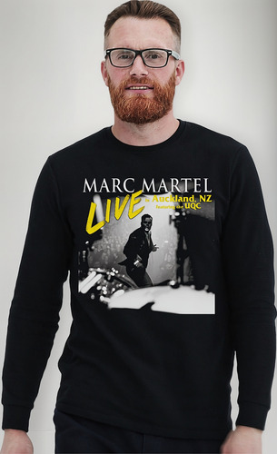 Polera Ml Marc Martel Live In Auckland N Rock Abominatron
