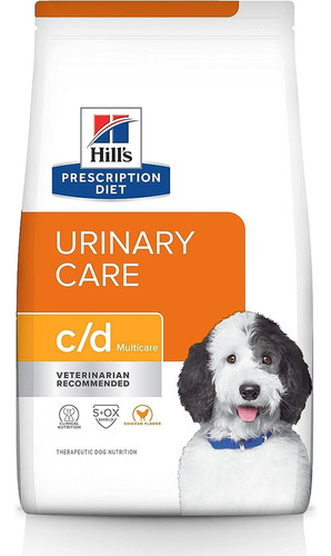 Hills Urinary Care C/d Perro Bolsa De 17.6lb 7.98 Kg Orignal