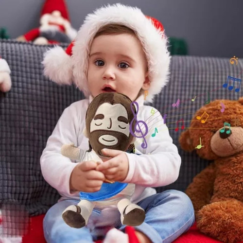 De Peluche De Jesús Que Respiras Con Música Y Luces - 2pcs