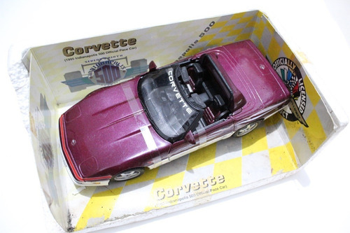 Miniatura Corvette 1995 Indianapolis 500 Pace Maist 1:18 Car Cor Roxo