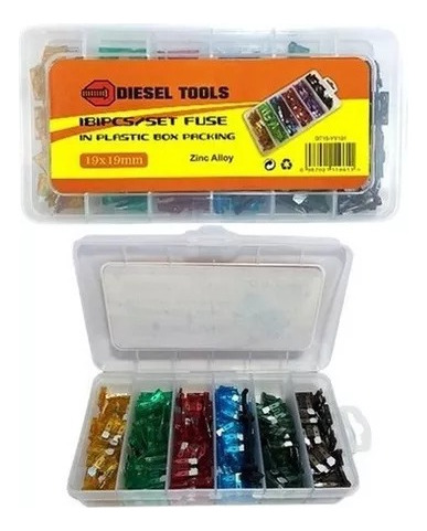 Kit De Fusibles Automotrices Standard Surtidos 181 Piezas