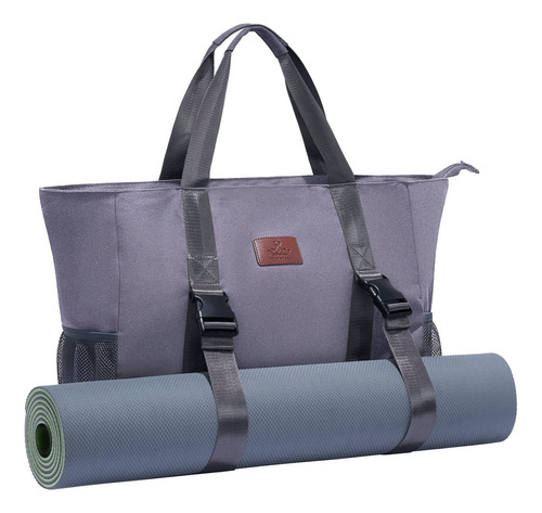 Heathyoga Yoga Mat Bag With Large Mat Carrier Pocket Gym Bag