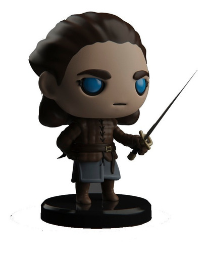 Imagen 1 de 5 de Muñeco Arya Stark Got Figura Para Pintar Plakit Coleccion