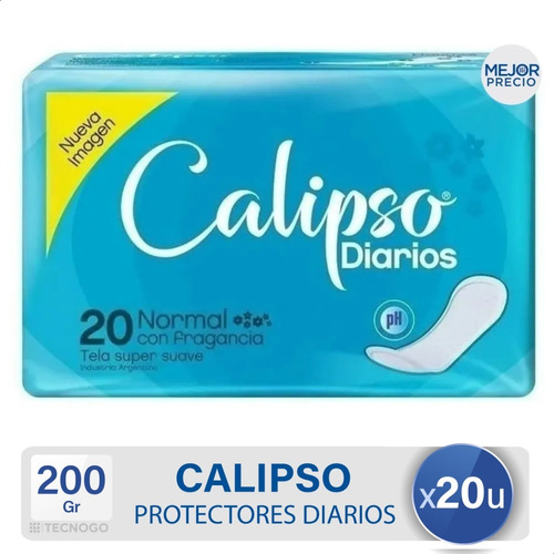 Calipso Normal Con Fragancia Protector Diario X20 