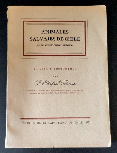 Housse Animales Salvajes Chile Fotos 1953