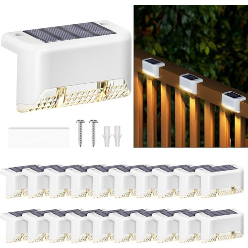 Luces De Cerca Solares, 20 Pack, Pequeñas, Led, Prueba...