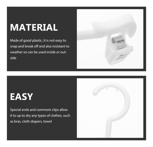 15 Perchas De Plástico Para Ropa Interior Simplicity