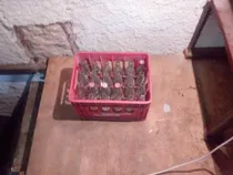 Comprar Cajon Coca Cola 24 Envases Antiguos De 285 Cc Completo