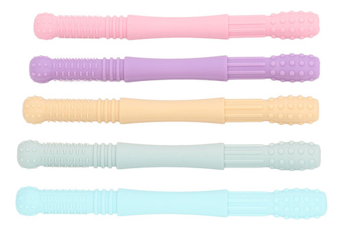 5 Palitos De Dentición Para Bebés, Huecos, Para Moler Suavem