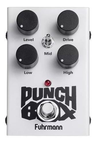 Pedal Fuhrmann Punch Box 2 Distorção Para Guitarra Pb02