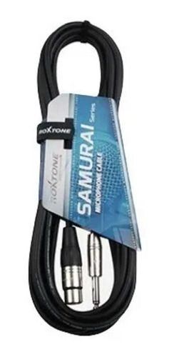 Imagen 1 de 2 de Cable Canon Plug 6 Metros Roxtone