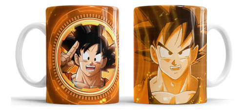 Kit Imprimible Plantillas Tazas Dragon Ball Z Sublimar M6