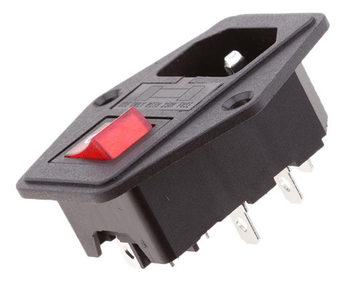 Enchufe Toma De Corriente Iec320 C14 3 Pin Para Computadoras