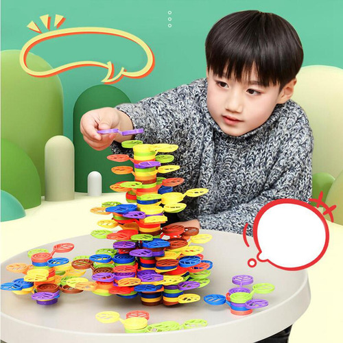 Balance Building Blocks Montessori Toys Parent 126 Pieces