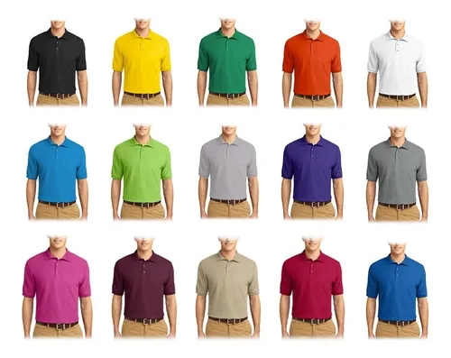 Camisetas Tipo Polo Color Para Hombre Dama 220 Gramos | MercadoLibre