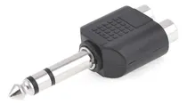 Comprar 10 Adaptadores 2 Rca Hembra Stereo A Plug Macho 6.5 Stereo