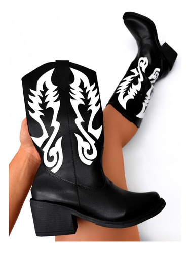 Botas Texanas Caña Alta, Estilo Y Comodidad - Tendencia 2025